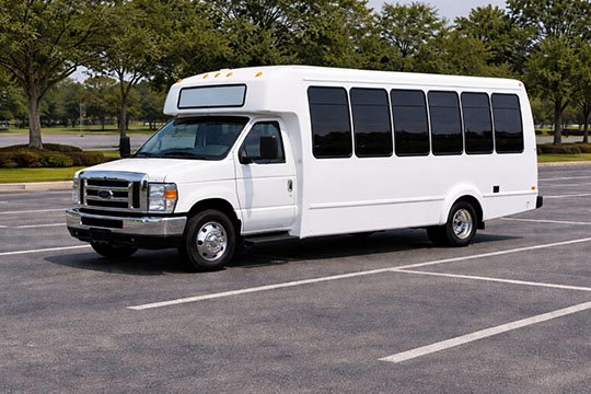 20-passenger minibus available for charter in Davis, CA