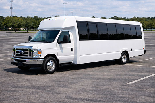 25-passenger minibus available for charter in Davis, CA